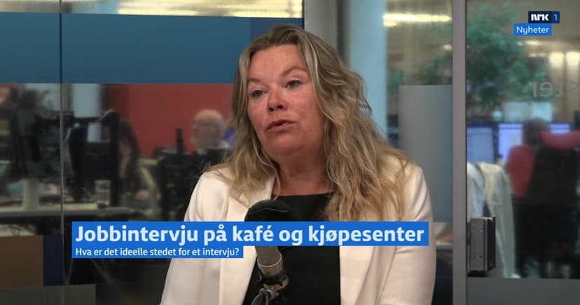 Trine Larsen på Nyhetsmorgen